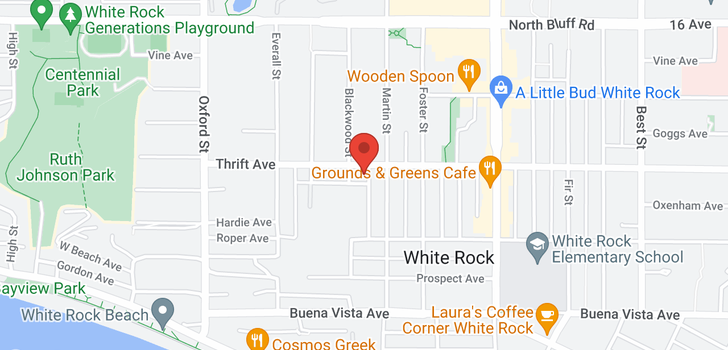 map of 101 15018 THRIFT AVENUE